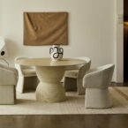 שולחן דגם נוגה בגוון אבן