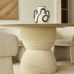 שולחן דגם נוגה בגוון אבן