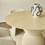 שולחן דגם נוגה בגוון אבן