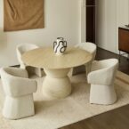 שולחן דגם נוגה בגוון אבן