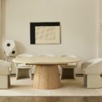 שולחן דגם סתיו בגוון אבן