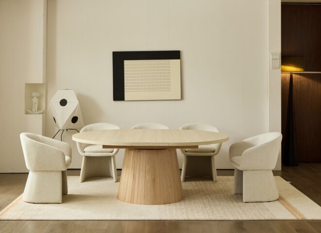 שולחן דגם סתיו בגוון אבן