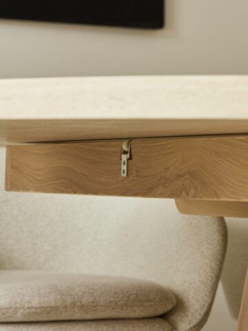 שולחן דגם סתיו בגוון אבן