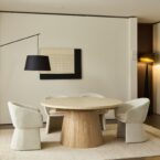 שולחן דגם סתיו בגוון אבן