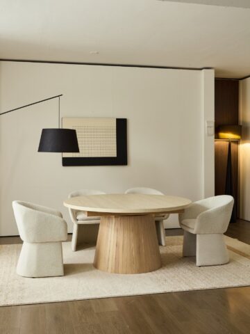 שולחן דגם סתיו בגוון אבן