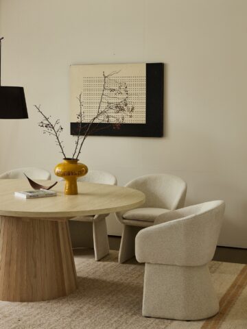 שולחן דגם סתיו בגוון אבן