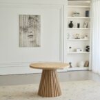 שולחן דגם קדם בגוון אלון בהיר