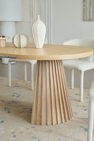 שולחן דגם קדם בגוון אלון בהיר