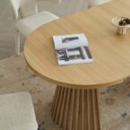 שולחן דגם קדם בגוון אלון בהיר