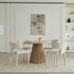 שולחן דגם קדם בגוון אלון בהיר