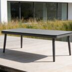 פינת חוץ דגם כרתים בגוון אפור