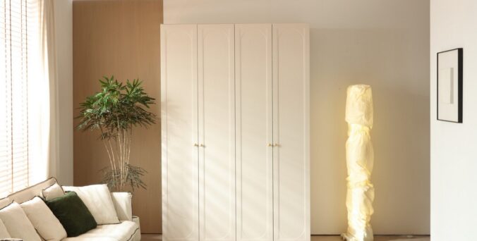 ארון דגם קאי 4 דלתות בגוון סהרה