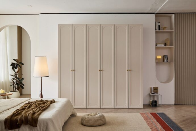 ארון דגם קאי 6 דלתות בגוון סהרה