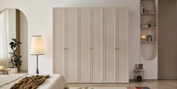 ארון דגם קאי 6 דלתות בגוון סהרה