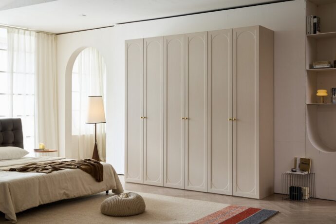 ארון דגם קאי 6 דלתות בגוון סהרה