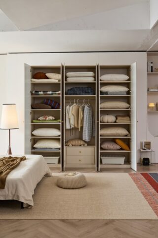 ארון דגם קאי 6 דלתות בגוון סהרה