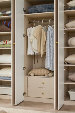 ארון דגם קאי 6 דלתות בגוון סהרה