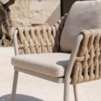 כיסא חוץ דגם 'טורונטו' בגוון אפור