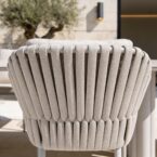 כיסא חוץ דגם 'טורונטו' בגוון אפור