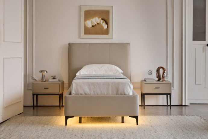 מיטה יחיד דגם נהוראי - סהרה + ארגז מצעים ומזרן מתנה