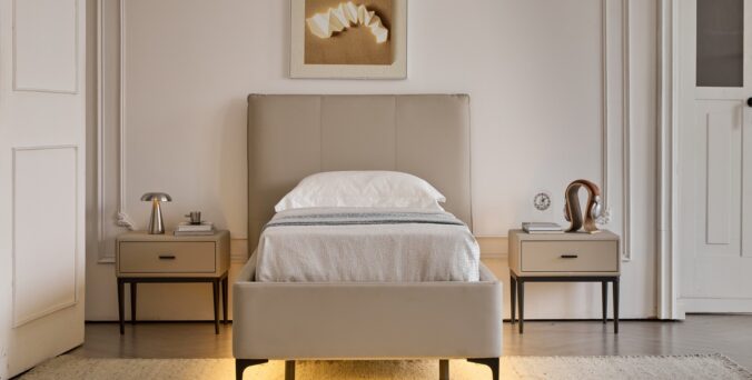 מיטה יחיד דגם נהוראי - סהרה + ארגז מצעים ומזרן מתנה