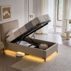 מיטה יחיד דגם נהוראי - סהרה + ארגז מצעים ומזרן מתנה