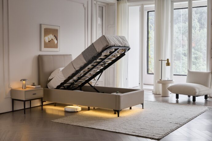 מיטה יחיד דגם נהוראי - סהרה + ארגז מצעים ומזרן מתנה