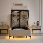 מיטה יחיד דגם נהוראי - סהרה + ארגז מצעים ומזרן מתנה