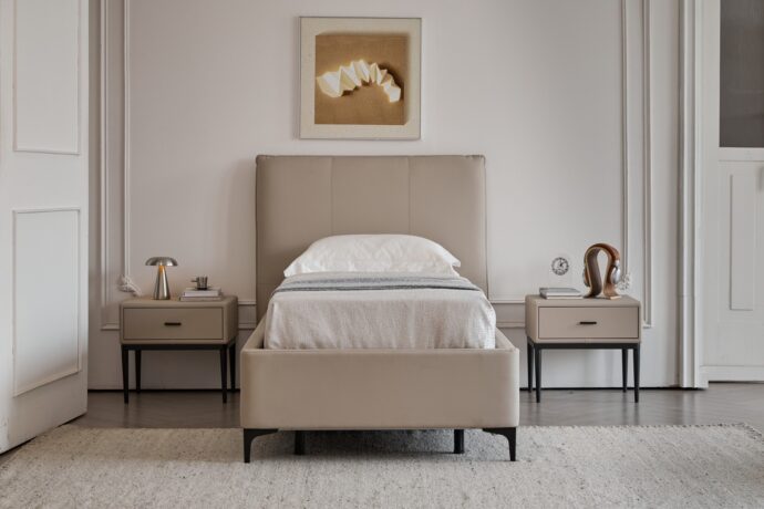 מיטה יחיד דגם נהוראי - סהרה + ארגז מצעים ומזרן מתנה