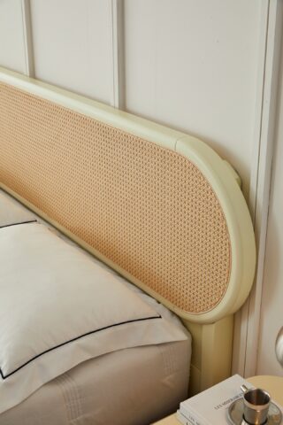 מיטה דגם נטע בגוון שמנת + מזרן מתנה