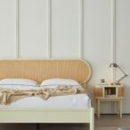 מיטה דגם נטע בגוון שמנת + מזרן מתנה