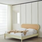 מיטה דגם נטע בגוון שמנת + מזרן מתנה