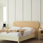 מיטה דגם נטע בגוון שמנת + מזרן מתנה