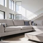 סלון דגם במבו 300/200 ס״מ בגוון שמנת