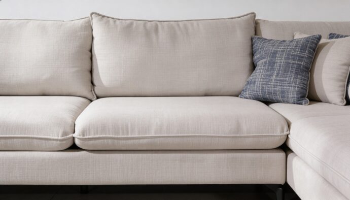 סלון דגם במבו 300/200 ס״מ בגוון שמנת