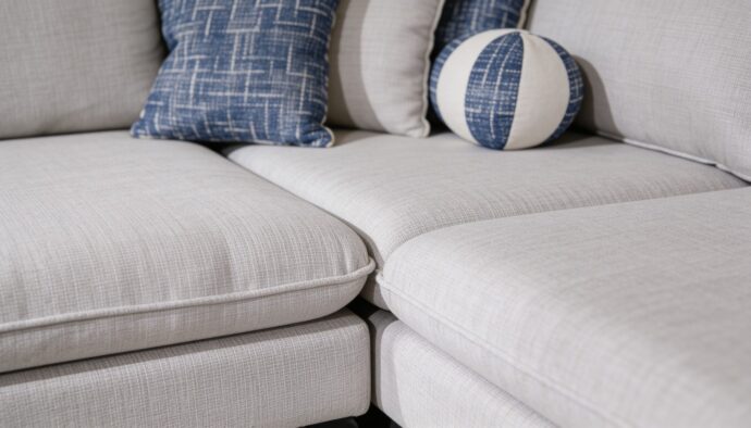 סלון דגם במבו 300/200 ס״מ בגוון שמנת