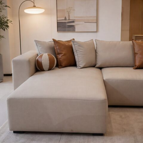 סלון דגם ראם 300/200 ס״מ בגוון סהרה