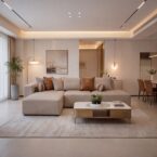 סלון דגם ראם 300/200 ס״מ בגוון סהרה