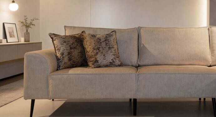 סלון דגם רויאל 300/200 ס״מ בגוון שמנת