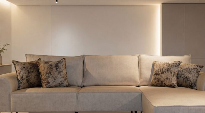 סלון דגם רויאל 300/200 ס״מ בגוון שמנת