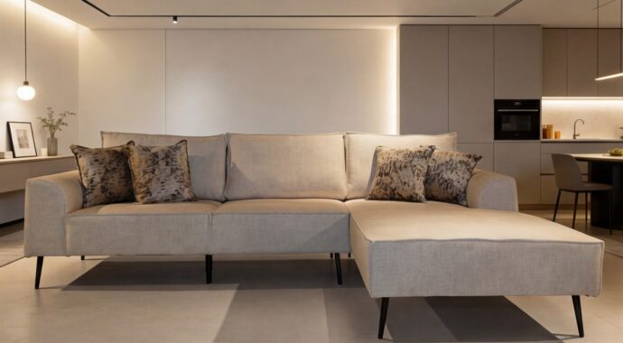 סלון דגם רויאל 300/200 ס״מ בגוון שמנת