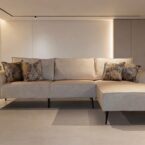 סלון דגם רויאל 300/200 ס״מ בגוון שמנת