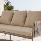 פינת ישיבה דגם לאונרדו בגוון אבן