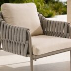 פינת ישיבה דגם לאונרדו בגוון אבן