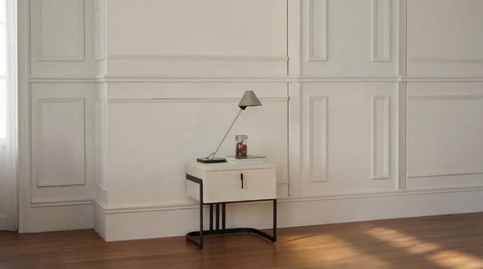 שידה דגם פראג שמנת