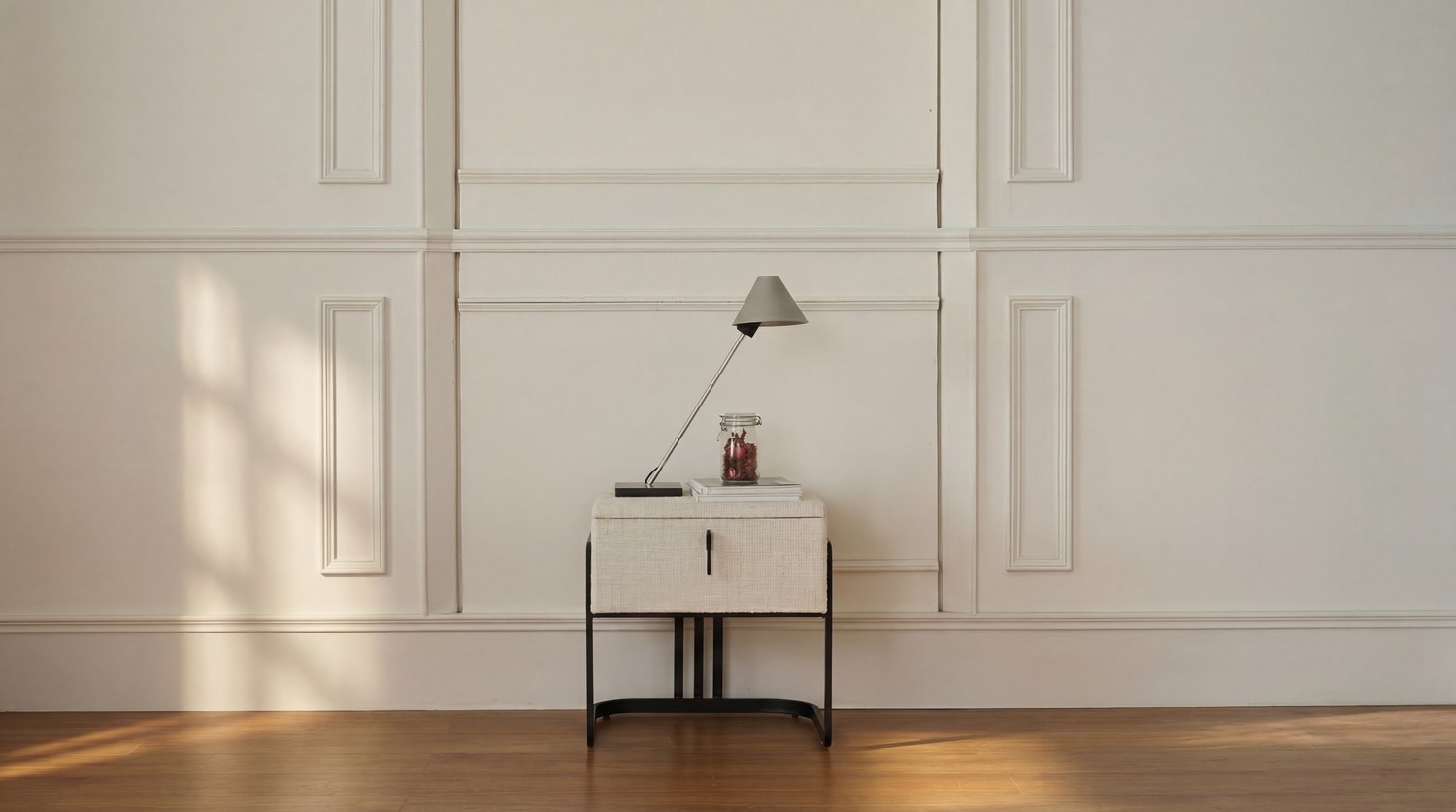 שידה דגם פראג שמנת