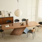 שולחן דגם 'כפיר' בגוון אגוז