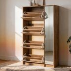 ארון נעליים דגם אילן בגוון אלון