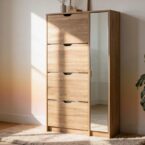 ארון נעליים דגם אילן בגוון אלון