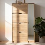 ארון נעליים דגם אילן בגוון אלון